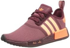 1 X ADIDAS WOMEN'S NMD_R1 W SNEAKER, SHADOW RED/BEAM ORANGE/CORE BLACK, 7.5 UK.