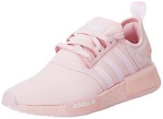 1 X ADIDAS WOMEN'S NMD_R1 W SNEAKER, CLEAR PINK/CLEAR PINK/FTWR WHITE, 6.5 UK.