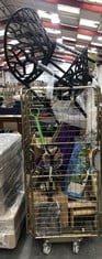 CAGE OF ASSORTED ITEMS TO INCLUDE BESTWAY ODYSSEY PADDLING POOL (CAGE NOT INCLUDED) (KERBSIDE PALLET DELIVERY) (KERBSIDE PALLET DELIVERY)