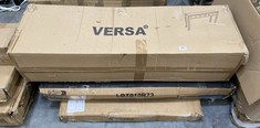 3 X ASSORTED ITEMS TO INCLUDE VERSA BOEDO CONSOLE TABLE WITH 3 DRAWERS - RRP £150