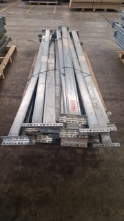 PALLET OF STEEL RACKING BEAMS 270CM LONG