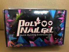 9 X POLY NAIL GEL RRP £120: LOCATION - A