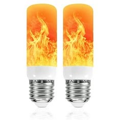 QUANTITY  OF ASSORTED ITEMS TO INCLUDE LIROPAU LED FLAME EFFECT LIGHT BULB, LED FIRE FLICKERING LIGHT BULB WITH 3 LIGHTING MODES, FLAME EFFECT LAMP 5W E27 FOR FURNITURE DECORATION, ROOM DECORATION, C