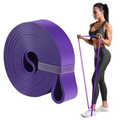 13 X YGIVE PULL UP RESISTANCE BANDS - RESISTANCE BAND FOR MEN WOMEN, EXERCISE BANDS FOR CALISTHENICS, RESISTANCE TRAINING, POWERLIFTING, MUSCLE TONING, YOGA, STRETCH MOBILITY (PURPLE 35-85 LBS) - TOT