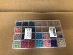 QUANTITY  OF ASSORTED ITEMS TO INCLUDE CRYSTAL JEWELLERY MAKING KIT 8MM ROUND GLASS BEADS FOR JEWELLERY MAKING 28 COLOURS CRYSTAL BEADS FOR BRACELETS MAKING KITS DIY CRAFTS SUPPLIES FOR BRACELET NECK