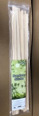 QUANTITY  OF ASSORTED ITEMS TO INCLUDE BAMBOO STICKS 30PCS RRP £350: LOCATION - E