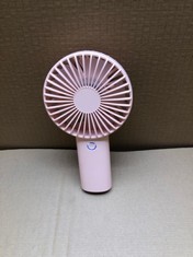 QUANTITY  OF ASSORTED ITEMS TO INCLUDE YUNTUO MINI PORTABLE HANDHELD FAN WITH 4400 MAH RECHARGEABLE BATTERY, 3 SPEEDS PERSONAL HANDLE FANS INDOOR AND OUTDOOR USB ELECTRIC FAN FOR OFFICE HOME SPORT CA