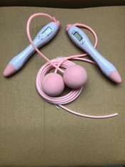 QUANTITY  OF ASSORTED ITEMS TO INCLUDE PINK BOXING SKIPPING ROPES RRP £350: LOCATION - E