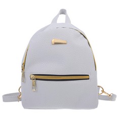 24 X MINI BACKPACK FOR WOMEN FASHION SHOULDER SCHOOL BACKPACK CASUAL TRAVEL DAYPACK FOR GIRLS-GREY - TOTAL RRP £250: LOCATION - E