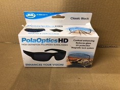 QUANTITY OF ITEMS TO INCLUDE POLA OPTICS HD POLARIZED GLASSES : LOCATION - RACK B