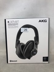 AKG K371-BT BLUETOOTH STUDIO HEADPHONES, OVER-EAR CLOSED-BACK DESIGN FOR PROFESSIONAL PERFORMANCE, FOLDABLE WITH 8 POSITION HINGES, 40 HOUR BATTERY LIFE, BUILT IN MICROPHONE, EARCUP GESTURE CONTROLS.