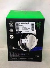 RAZER BLACKSHARK V2 X - MULTI-PLATFORM WIRED ESPORTS HEADSET (TRIFORCE 50 MM DRIVERS, ADVANCED PASSIVE NOISE CANCELLATION, 7.1 SURROUND SOUND, HYPERCLEAR CARDIOID MIC) WHITE.: LOCATION - TOP 50