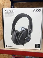 1 X AKG K371-BT BLUETOOTH STUDIO HEADPHONES, OVER-EAR CLOSED-BACK DESIGN FOR PROFESSIONAL PERFORMANCE, FOLDABLE WITH 8 POSITION HINGES, 40 HOUR BATTERY LIFE, BUILT IN MICROPHONE, EARCUP GESTURE CONTR