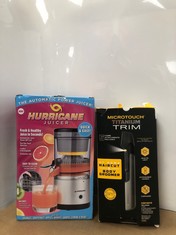 QUANTITY OF ITEMS TO INCLUDE HURRICANE JUICER - COMPACT HOME JUICER FOR FRESHLY-SQUEEZED JUICE, AND MORE, IN SECONDS: LOCATION - C RACK