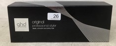 GHD ORIGINAL - HAIR STRAIGHTENER, ICONIC CERAMIC FLOATING PLATES WITH SMOOTH GLOSS COATING FOR LASTING RESULTS WITH NO EXTREME HEAT, 30 SECOND HEAT UP TIME.: LOCATION - A RACK