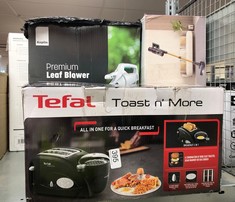 QUANTITY OF ITEMS TO INCLUDE TEFAL TOAST N BEAN, 2 SLICE TOASTER, BEAN & EGG MAKER, 1200 W, BLACK, TT552842: LOCATION - E RACK