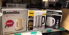 QUANTITY OF ITEMS TO INCLUDE ZANUSSI ZEK-1290D-SS CORDLESS KETTLE - STAINLESS STEEL: LOCATION - G RACK