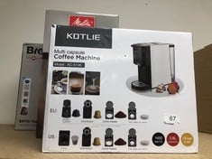 QUANTITY OF ITEMS TO INCLUDE MELITTA 1027-01 GRINDER CALIBRA EU, 160 W, BLACK/STAINLESS STEEL: LOCATION - A RACK