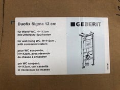 GER BIT DUOFIX WC FRAME 1.12M PREWALL SIGMA: LOCATION - LEFT RACK(COLLECTION OR OPTIONAL DELIVERY AVAILABLE)