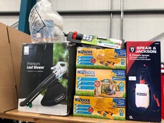 QUANTITY OF ASSORTED GARDEN ITEMS TO INCLUDE KEPLINN PREMIUM LEAF BLOWER: LOCATION - BACK TABLES(COLLECTION OR OPTIONAL DELIVERY AVAILABLE)