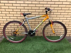 MONTILLA BLAZE MOUNTAIN BIKE 18" FRAME 26" WHEELS 21 SPEED TWIST GEARS: LOCATION - BIKE RACKS(COLLECTION OR OPTIONAL DELIVERY AVAILABLE)