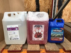 QUANTITY OF CLEANING ITEMS TO INCLUDE FRESH PET CLEANER AND DISINFECTANT 5L - COLLECTION ONLY - LOCATION RIGHT RACK