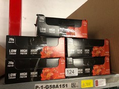 QUANTITY OF ITEMS TO INCLUDE WARRIOR RAW PROTEIN FLAPJACKS – 12 BARS X 75G EACH – PACKED WITH 20G OF PROTEIN – LOW SUGAR, HIGH IN FIBRE (SALTED CARAMEL) BBE JULY 2024: LOCATION - A RACK