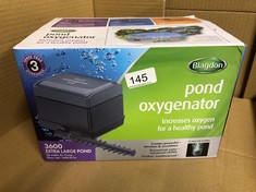 BLAGDON POND OXYGENATOR 3600, 20 OUTLET AIR PUMP FOR PONDS UP TO 22,500 LITRES (KOI PONDS UP TO 11,000 LITRES), SUITABLE FOR AERATION AND OXYGENATION IN HYDROPONIC AND AQUAPONIC SYSTEMS, GREEN.: LOCA