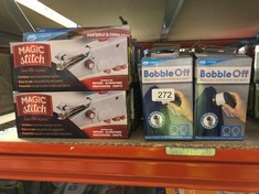 QUANTITY OF ITEMS TO INCLUDE BOBBLE OFF V3 - THE BOBBLE AND LINT REMOVER THAT KEEPS FABRICS, CARPETS AND FURNITURE LOOKING: LOCATION - C RACK