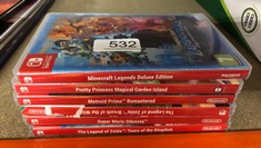 QUANTITY OF ITEMS TO INCLUDE MINECRAFT LEGENDS (NINTENDO SWITCH):: LOCATION - E RACK