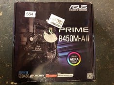 ASUS PRIME B450M-A II, AMD AM4, MATX, 128GB DDR4, 4 DIMM, HDMI, DVI, D-SUB, PCIE.: LOCATION - E RACK