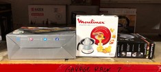 QUANTITY OF ITEMS TO INCLUDE MOULINEX VITA PRESS 1L JUICER WHITE: LOCATION - A RACK