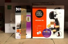 QUANTITY OF ITEMS TO INCLUDE DELONGHI NESCAFÉ DOLCE GUSTO PICCOLO XS POD CAPSULE COFFEE MACHINE, ESPRESSO, CAPPUCCINO AND MORE, EDG210.B, 0.8 LITERS, BLACK & RED: LOCATION - A RACK