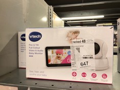 VTECH VM924 VIDEO BABY MONITOR WITH CAMERA, PAN & TILT, BABY MONITOR WITH 5" LCD SCREEN,UP TO 17 HRS BATTERY LIFE,1.33X ZOOM,NIGHT VISION,300M LONG RANGE,SOOTHING SOUNDS,2-WAY TALK,SECURED TRANSMISSI