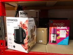 QUANTITY OF ITEMS TO INCLUDE KENWOOD DAWN ELECTRIC KETTLE, 360° SWIVEL BASE, WATER LEVEL INDICATOR, CORD STORAGE, BOIL-DRY PROTECTION, REMOVABLE FILTER, CAPACITY 1.7L, ZJ P 09.000BK, 3000W, MIDNIGHT