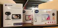 QUANTITY OF ITEMS TO INCLUDE MOTOROLA NURSERY PIP1610 HD WIFI VIDEO BABY MONITOR WITH 5 INCH HD 720P PARENT UNIT AND MOTOROLA NURSERY 1080P APP - REMOTE PAN, TILT AND ZOOM - TWO WAY TALK - SECURE AND