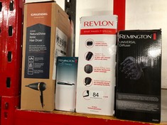 QUANTITY OF ITEMS TO INCLUDE REVLON ONE-STEP HAIR DRYER AND VOLUMISER FOR MID TO LONG HAIR (ONE-STEP, 2-IN-1 STYLING TOOL, IONIC AND CERAMIC TECHNOLOGY, UNIQUE OVAL DESIGN) RVDR5222: LOCATION - A RAC