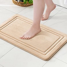 QUANTITY OF ASSORTED ITEMS TO INCLUDE MIULEE BATH MATS NON SLIP MEMORY FOAM BATHROOM MAT BATH RUG SHOWER MAT CORAL FLEECE HIGHLY ABSORBENT WASHABLE BATHROOM RUG BATH MATS BATHROOM PAD FOR BATHROOM SH