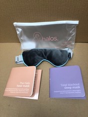 QUANTITY OF ASSORTED ITEMS TO INCLUDE HEATED EYE MASK FOR DRY EYES - MICROWAVE ACTIVATED WARM EYE COMPRESS TREATS BLEPHARITIS & STYES - OUR PLUSH, WARM COMPRESS FOR EYES INCLUDES A ADJUSTABLE STRAP &