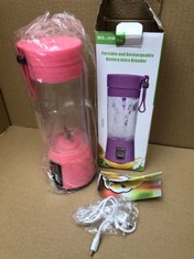 QUANTITY OF ASSORTED ITEMS TO INCLUDE PORTABLE JUICE BLENDER: LOCATION - E RACK