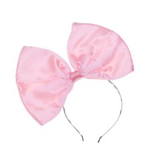 QUANTITY OF ASSORTED ITEMS TO INCLUDE FRCOLOR HUGE BOW HEADBAND BOWKNOT HAIR HOOP HALLOWEEN  HAIR BAND HOOP PARTY HAIR ACCESSORIES FOR WOMAN GIRL (PINK): LOCATION - A RACK