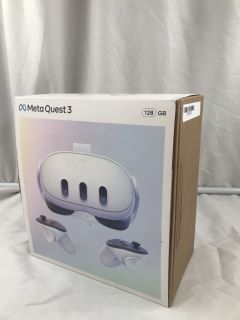 META QUEST 3 128GB VR HEADSET: MODEL NO S3A (RRP £480)  [JPTE62307]: LOCATION - A RACK