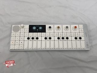 TEENAGE ENGINEERING OP-1 FIELD, 12 SYNTH ENGINES, SAMPLER, DRUM MACHINE & SEQUENCER, 4 TRACK TAPE RECORDER & BUILT IN EFFECTS PORTABLE SYNTHESISER, SAMPLER & CONTROLLER (RRP - £1800).  [JPTE62312]: L