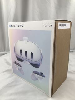 META QUEST 3 128GB VR HEADSET: MODEL NO S3A (RRP £480)  [JPTE62329]: LOCATION - A RACK