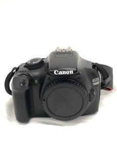 CANON EOS 1100D 12MP MEGAPIXELS DSLR CAMERA: MODEL NO DS126291 WITH NO LENS LENS  [JPTE62374]: LOCATION - A RACK