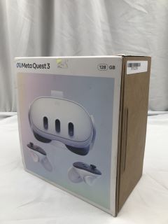 META QUEST 3 128GB VR HEADSET: MODEL NO S3A (RRP £480)  [JPTE62298]: LOCATION - A RACK