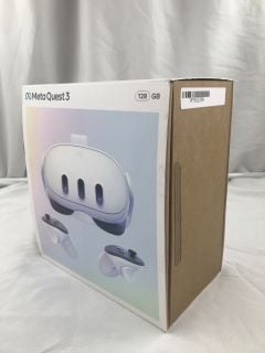 META QUEST 3 128GB VR HEADSET: MODEL NO S3A (RRP £480)  [JPTE62299]: LOCATION - A RACK