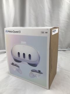 META QUEST 3 128GB VR HEADSET: MODEL NO S3A (RRP £480)  [JPTE62303]: LOCATION - A RACK