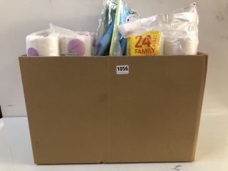 BOX OF ASSORTED TISSUE ROLLS