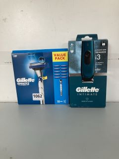 2 X GILLETTE ITEMS INC MACH 3 TURBO RAZORS (18+ ID REQUIRED)